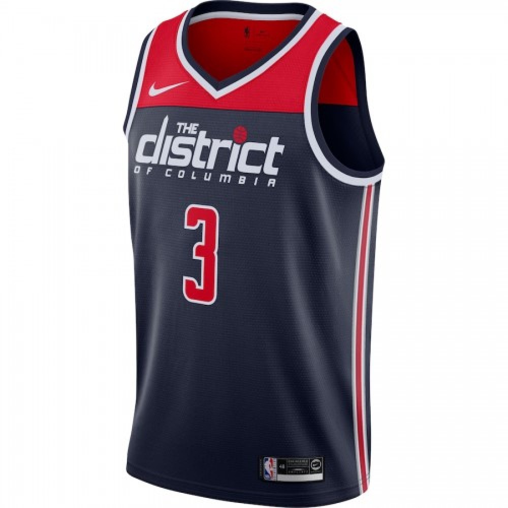 Men's Washington Wizards Bradley Beal #3 Navy Swingman Jersey - Statement Edition-Pro Kit Vault | Brand New 26/27 Sports Jerseys